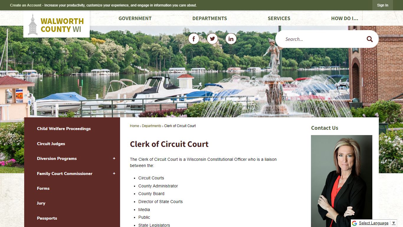 Clerk of Circuit Court | Walworth County, WI